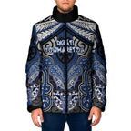 Aotearoa Iwi Ngati Tuwharetoa Personalised Padded Jacket Maori Kowhaiwhai Pattern