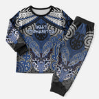 Aotearoa Iwi Ngati Tuwharetoa Personalised Christmas Pajama Set Maori Kowhaiwhai Pattern