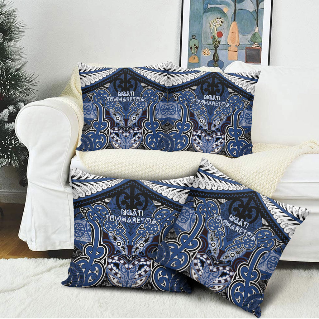 Aotearoa Iwi Ngati Tuwharetoa Pillow Cover Maori Kowhaiwhai Pattern
