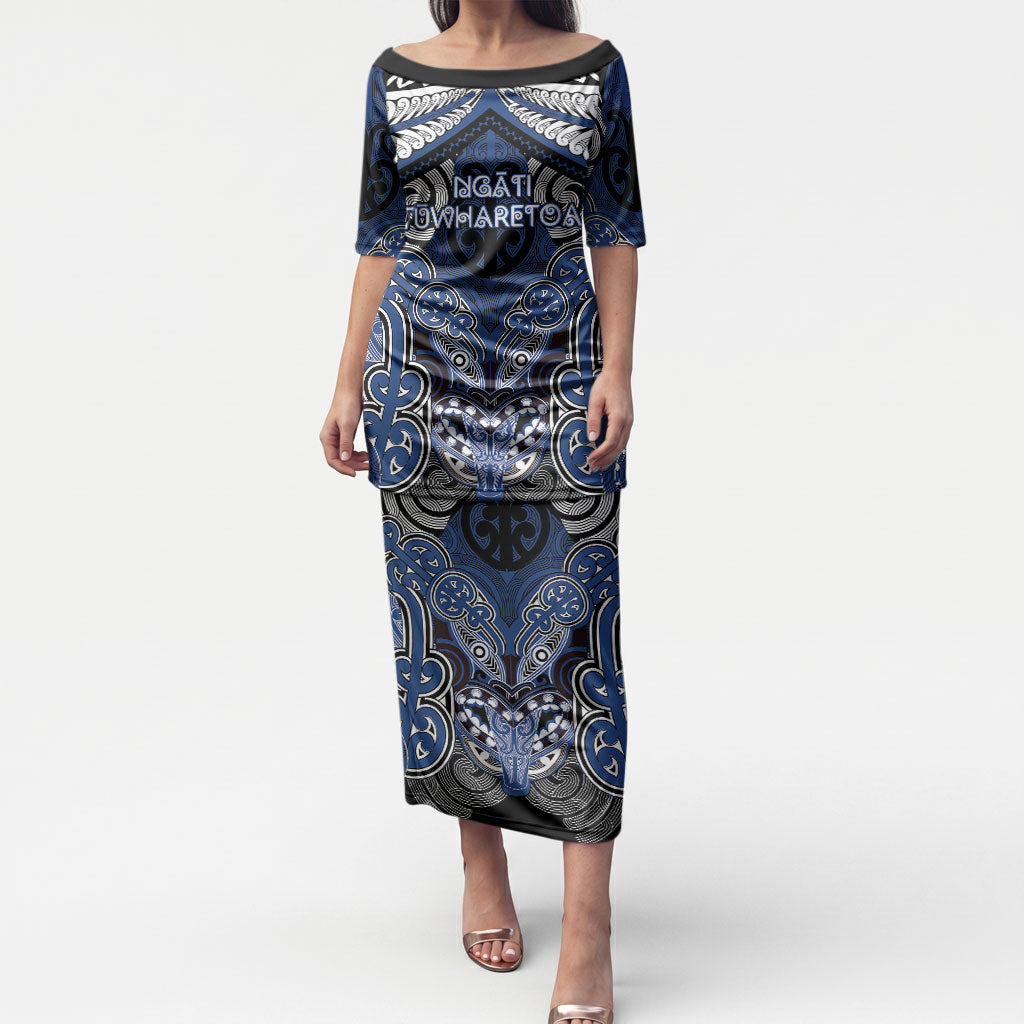 Aotearoa Iwi Ngati Tuwharetoa Personalised Puletasi Maori Kowhaiwhai Pattern