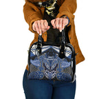 Aotearoa Iwi Ngati Tuwharetoa Shoulder Handbag Maori Kowhaiwhai Pattern