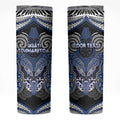 Aotearoa Iwi Ngati Tuwharetoa Personalised Skinny Tumbler Maori Kowhaiwhai Pattern