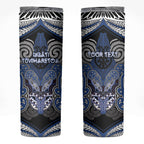 Aotearoa Iwi Ngati Tuwharetoa Personalised Skinny Tumbler Maori Kowhaiwhai Pattern