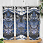 Aotearoa Iwi Ngati Tuwharetoa Personalised Skinny Tumbler Maori Kowhaiwhai Pattern