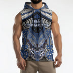 Aotearoa Iwi Ngati Tuwharetoa Personalised Sleeveless Hoodie Maori Kowhaiwhai Pattern