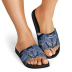Aotearoa Iwi Ngati Tuwharetoa Slide Sandals Maori Kowhaiwhai Pattern