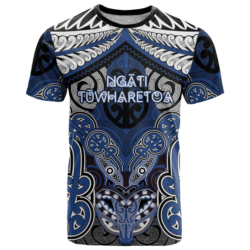 Aotearoa Iwi Ngati Tuwharetoa Personalised T Shirt Maori Kowhaiwhai Pattern