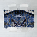 Aotearoa Iwi Ngati Tuwharetoa Tablecloth Maori Kowhaiwhai Pattern