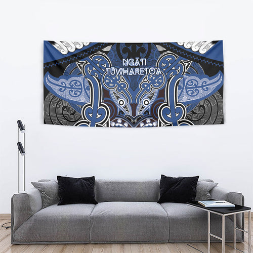 Aotearoa Iwi Ngati Tuwharetoa Tapestry Maori Kowhaiwhai Pattern