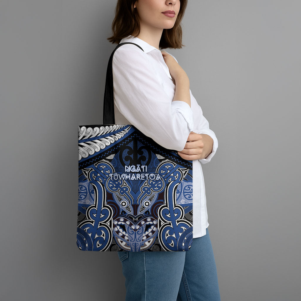Aotearoa Iwi Ngati Tuwharetoa Tote Bag Maori Kowhaiwhai Pattern