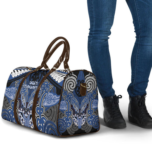 Aotearoa Iwi Ngati Tuwharetoa Travel Bag Maori Kowhaiwhai Pattern