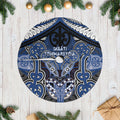 Aotearoa Iwi Ngati Tuwharetoa Tree Skirt Maori Kowhaiwhai Pattern