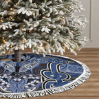 Aotearoa Iwi Ngati Tuwharetoa Tree Skirt Maori Kowhaiwhai Pattern