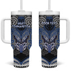 Aotearoa Iwi Ngati Tuwharetoa Personalised Tumbler With Handle Maori Kowhaiwhai Pattern