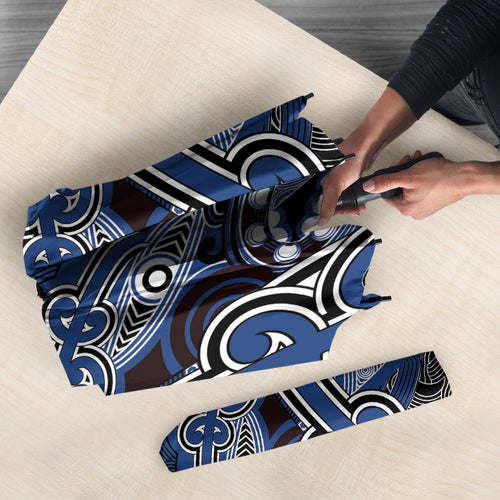 Aotearoa Iwi Ngati Tuwharetoa Umbrella Maori Kowhaiwhai Pattern