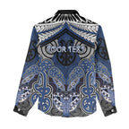 Aotearoa Iwi Ngati Tuwharetoa Personalised Women Casual Shirt Maori Kowhaiwhai Pattern