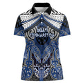 Aotearoa Iwi Ngati Tuwharetoa Personalised Women Polo Shirt Maori Kowhaiwhai Pattern