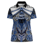 Aotearoa Iwi Ngati Tuwharetoa Personalised Women Polo Shirt Maori Kowhaiwhai Pattern
