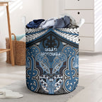 Aotearoa Iwi Ngati Mutunga Laundry Basket Maori Kowhaiwhai Pattern