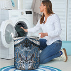 Aotearoa Iwi Ngati Mutunga Laundry Basket Maori Kowhaiwhai Pattern