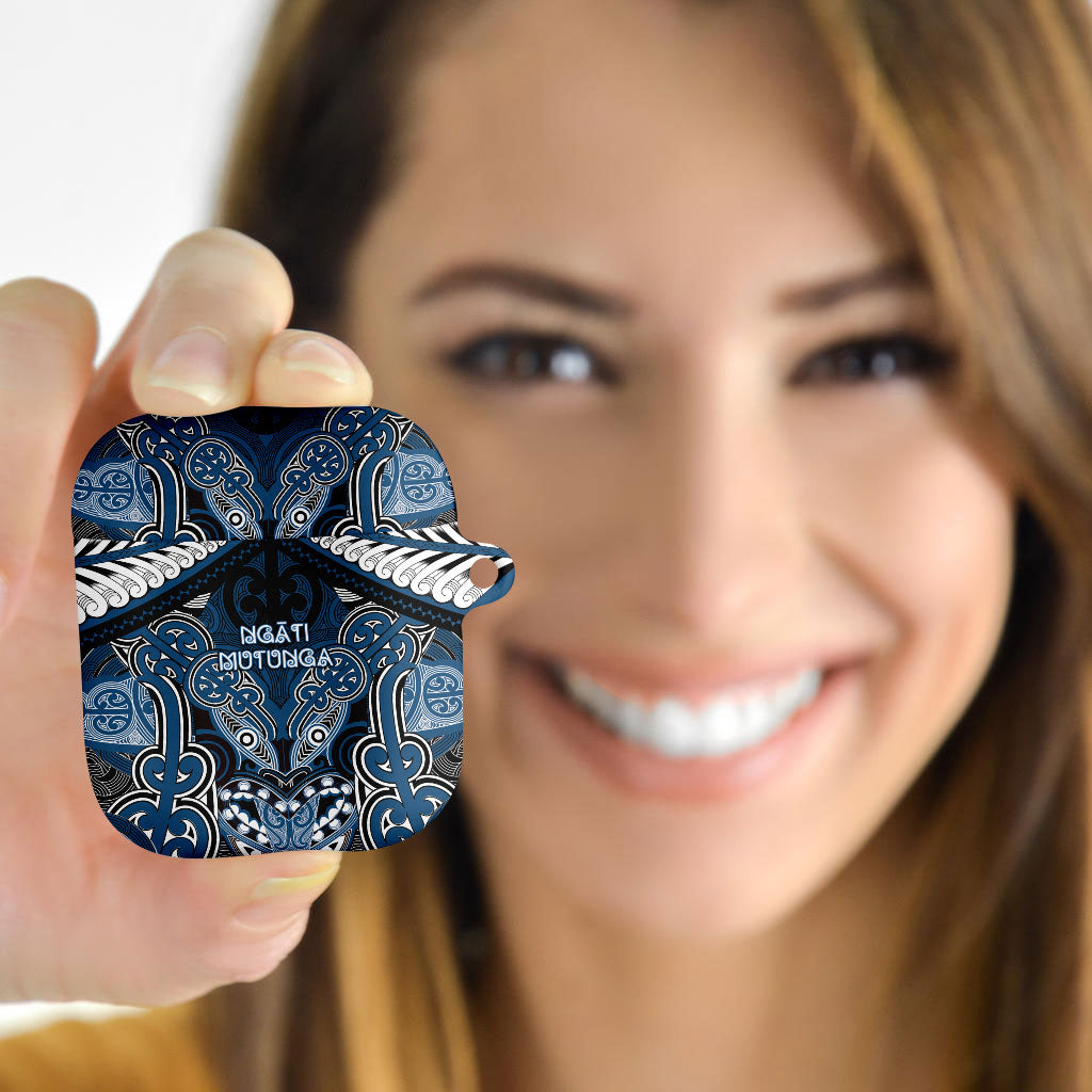 Aotearoa Iwi Ngati Mutunga AirPods Case Maori Kowhaiwhai Pattern