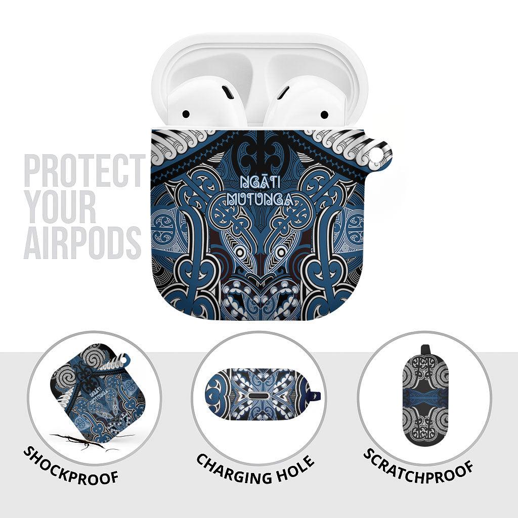 Aotearoa Iwi Ngati Mutunga AirPods Case Maori Kowhaiwhai Pattern