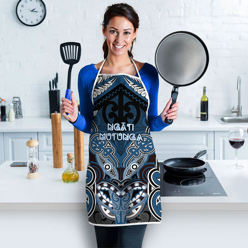 Aotearoa Iwi Ngati Mutunga Apron Maori Kowhaiwhai Pattern