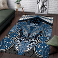 Aotearoa Iwi Ngati Mutunga Area Rug Maori Kowhaiwhai Pattern