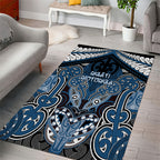 Aotearoa Iwi Ngati Mutunga Area Rug Maori Kowhaiwhai Pattern