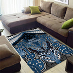Aotearoa Iwi Ngati Mutunga Area Rug Maori Kowhaiwhai Pattern