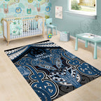 Aotearoa Iwi Ngati Mutunga Area Rug Maori Kowhaiwhai Pattern