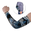Aotearoa Iwi Ngati Mutunga Personalised Arm Sleeves Maori Kowhaiwhai Pattern