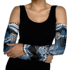 Aotearoa Iwi Ngati Mutunga Personalised Arm Sleeves Maori Kowhaiwhai Pattern