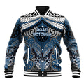 Aotearoa Iwi Ngati Mutunga Personalised Baseball Jacket Maori Kowhaiwhai Pattern