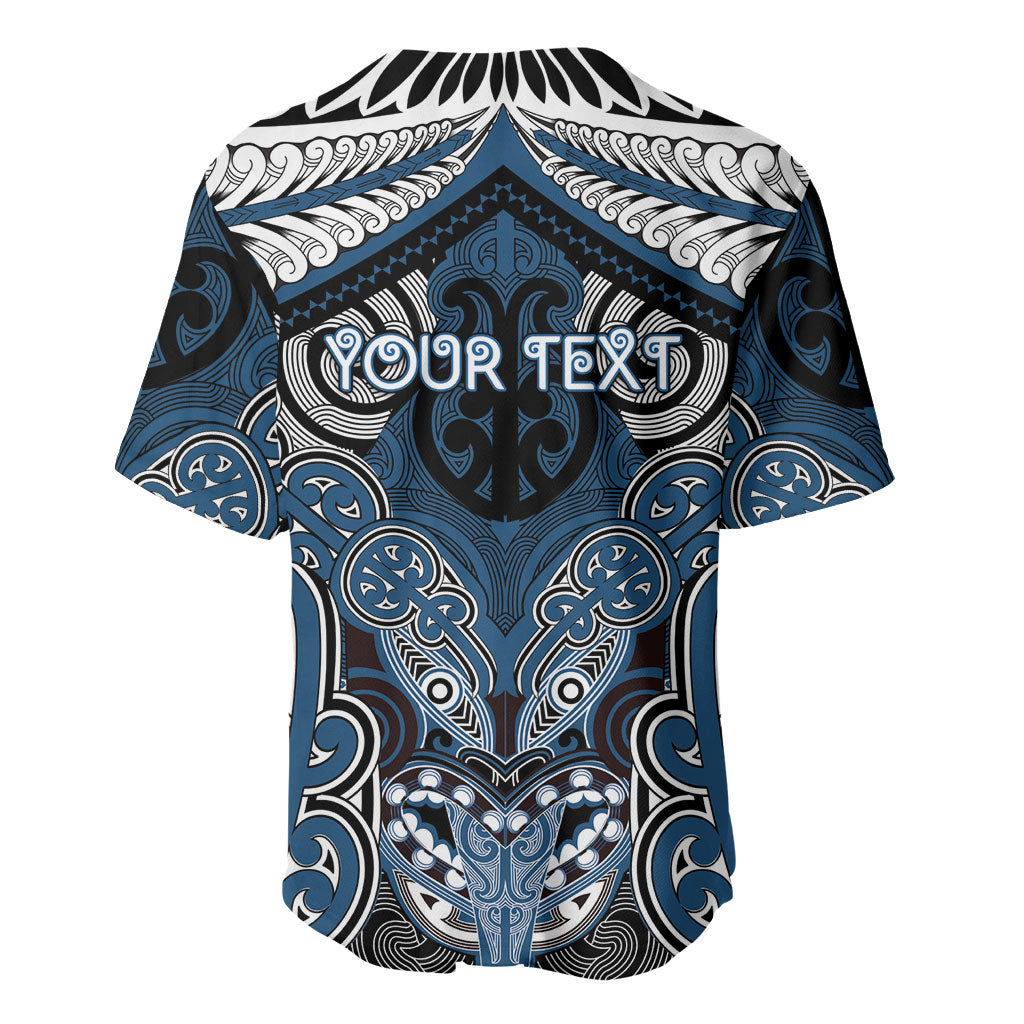 Aotearoa Iwi Ngati Mutunga Personalised Baseball Jersey Maori Kowhaiwhai Pattern