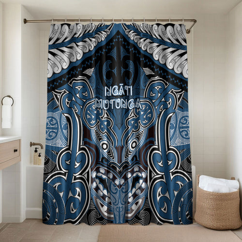 Aotearoa Iwi Ngati Mutunga Bathroom Set Maori Kowhaiwhai Pattern