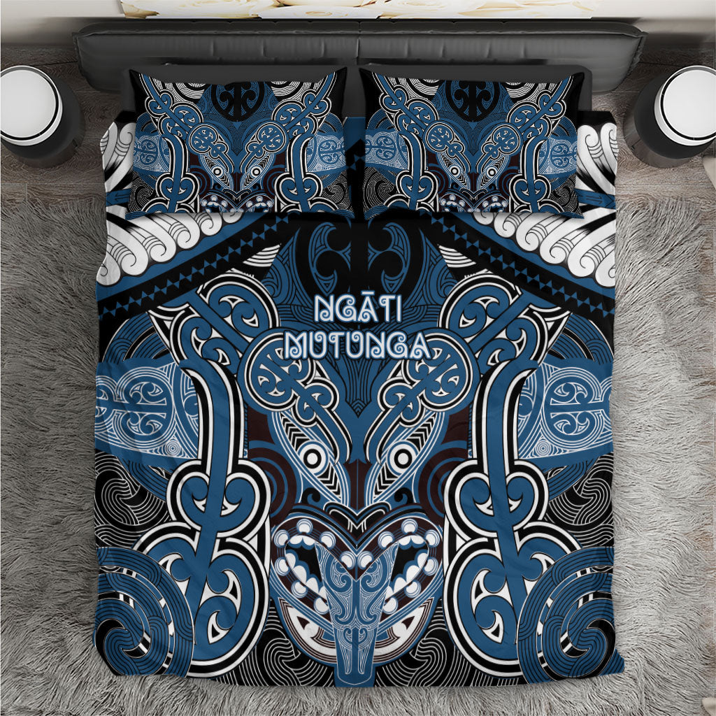 Aotearoa Iwi Ngati Mutunga Bedding Set Maori Kowhaiwhai Pattern