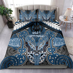 Aotearoa Iwi Ngati Mutunga Bedding Set Maori Kowhaiwhai Pattern