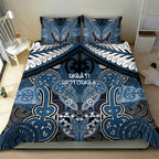 Aotearoa Iwi Ngati Mutunga Bedding Set Maori Kowhaiwhai Pattern