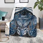 Aotearoa Iwi Ngati Mutunga Blanket Maori Kowhaiwhai Pattern
