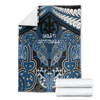 Aotearoa Iwi Ngati Mutunga Blanket Maori Kowhaiwhai Pattern