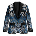 Aotearoa Iwi Ngati Mutunga Personalised Blazer Maori Kowhaiwhai Pattern