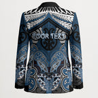 Aotearoa Iwi Ngati Mutunga Personalised Blazer Maori Kowhaiwhai Pattern