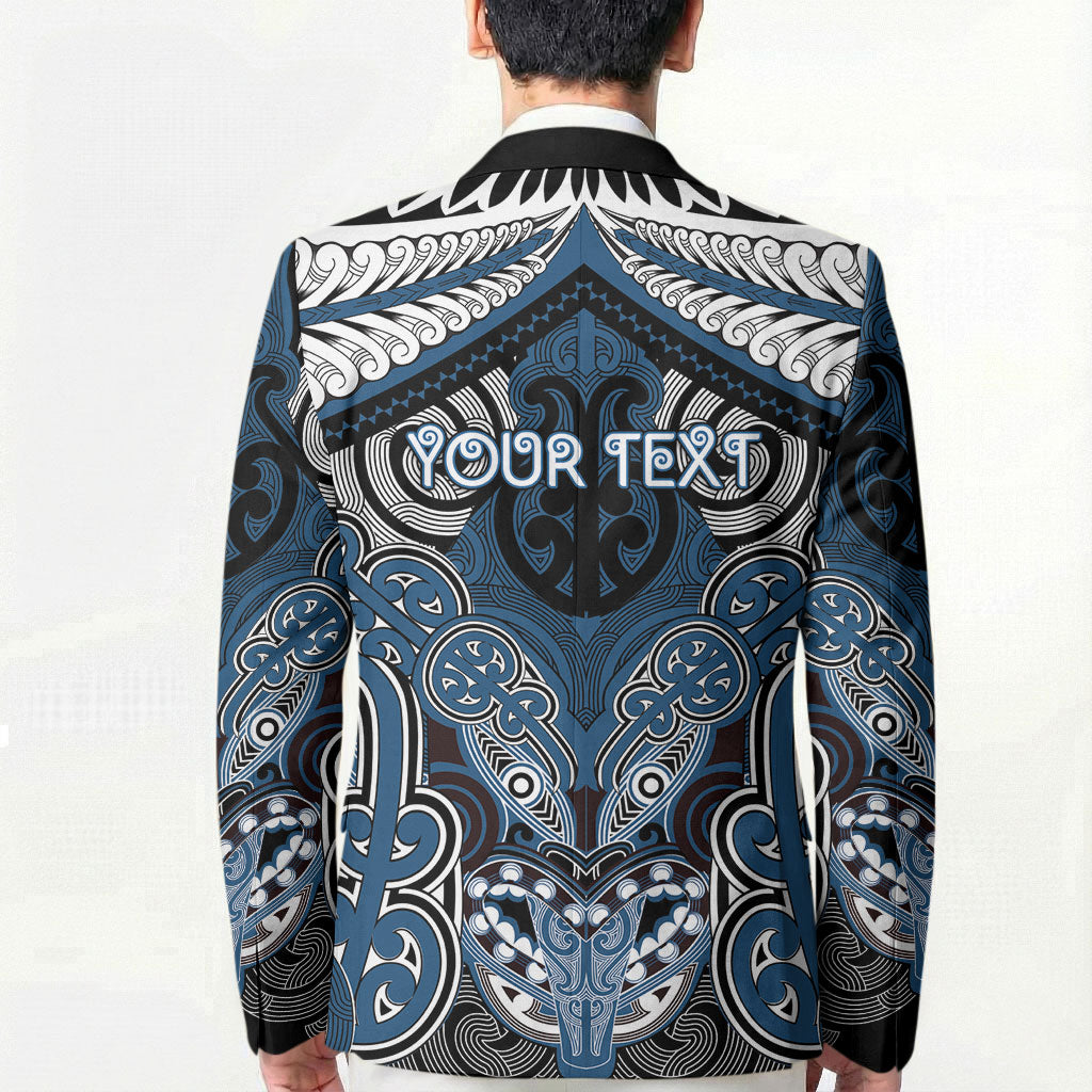 Aotearoa Iwi Ngati Mutunga Personalised Blazer Maori Kowhaiwhai Pattern