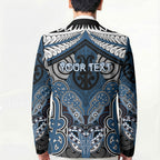 Aotearoa Iwi Ngati Mutunga Personalised Blazer Maori Kowhaiwhai Pattern