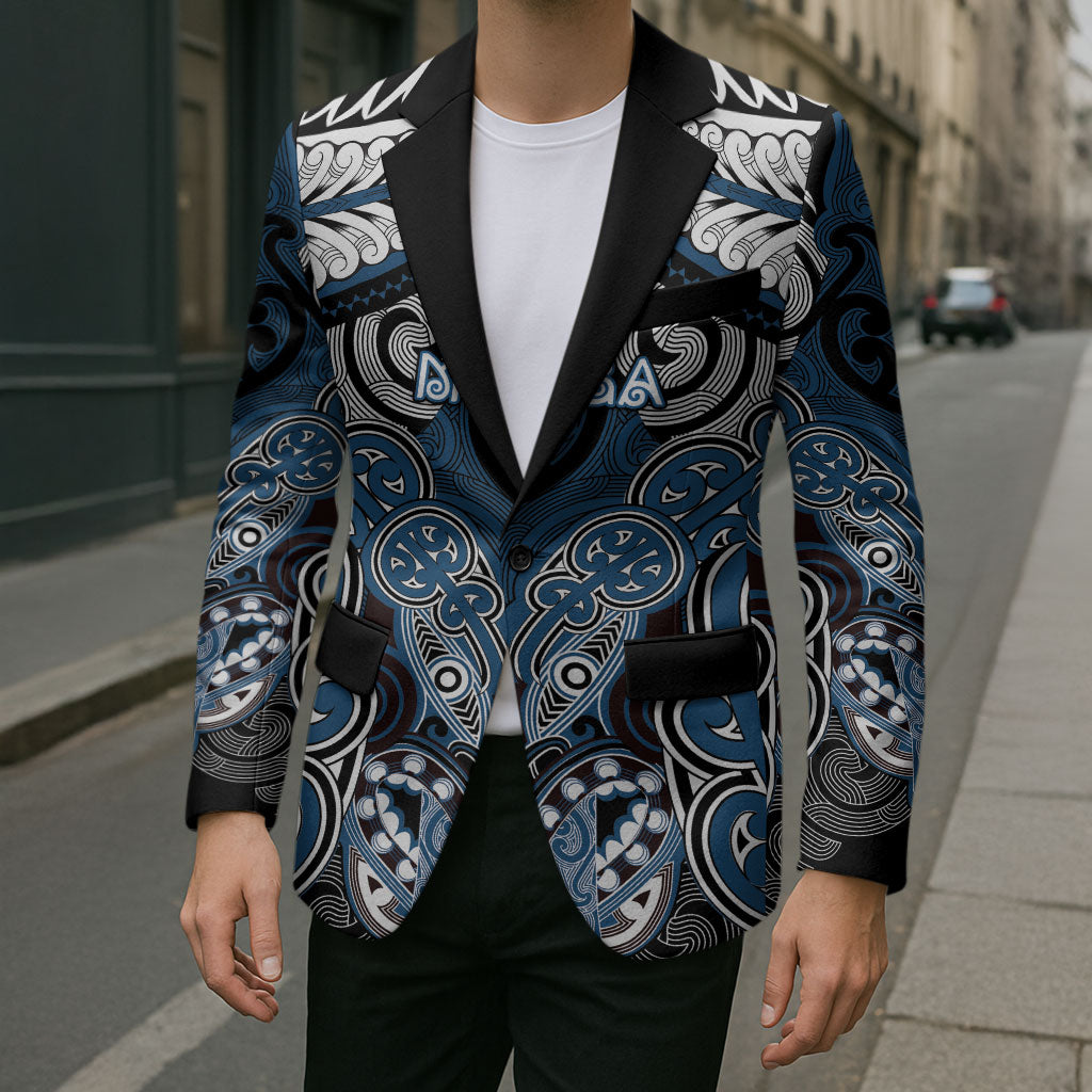 Aotearoa Iwi Ngati Mutunga Personalised Blazer Maori Kowhaiwhai Pattern