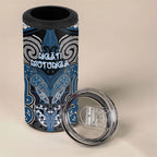 Aotearoa Iwi Ngati Mutunga Personalised 4 in 1 Can Cooler Tumbler Maori Kowhaiwhai Pattern
