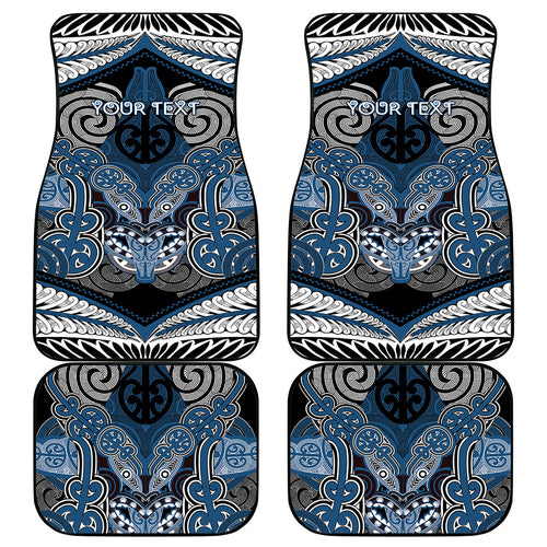 Aotearoa Iwi Ngati Mutunga Personalised Car Mats Maori Kowhaiwhai Pattern