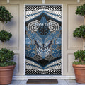 Aotearoa Iwi Ngati Mutunga Personalised Door Cover Maori Kowhaiwhai Pattern