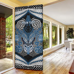 Aotearoa Iwi Ngati Mutunga Personalised Door Cover Maori Kowhaiwhai Pattern